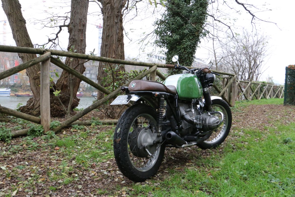 BMW R60/7 par Modification Motorcycles, Atelier de personnalisation moto café racer custom