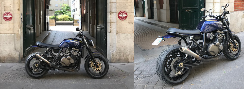 Kawasaki ZRX1200S Scrambler Bootlegger